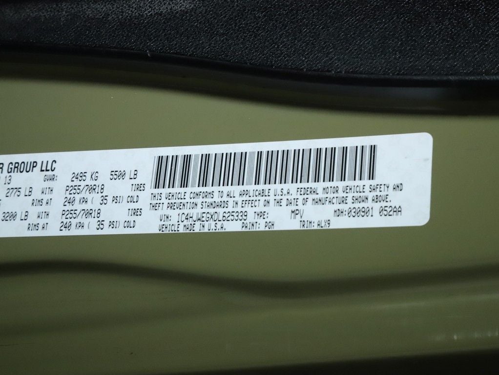 2013 Jeep Wrangler Unlimited Sahara