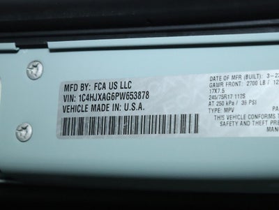 2023 Jeep Wrangler 2-Door Sport S 4x4