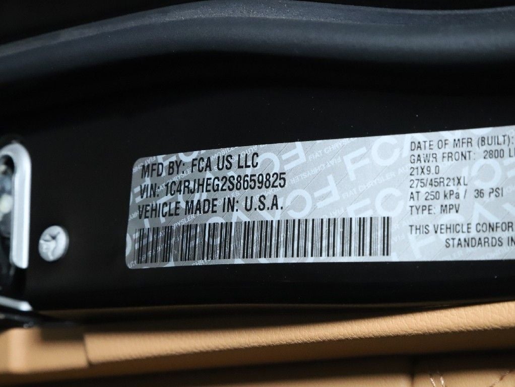 2025 Jeep Grand Cherokee Summit Reserve 4x4