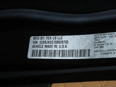 2025 Jeep Grand Cherokee L Summit 4x4