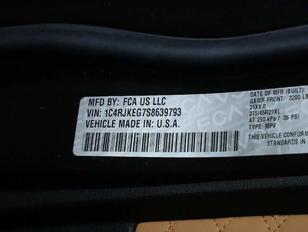 2025 Jeep Grand Cherokee L Summit 4x4