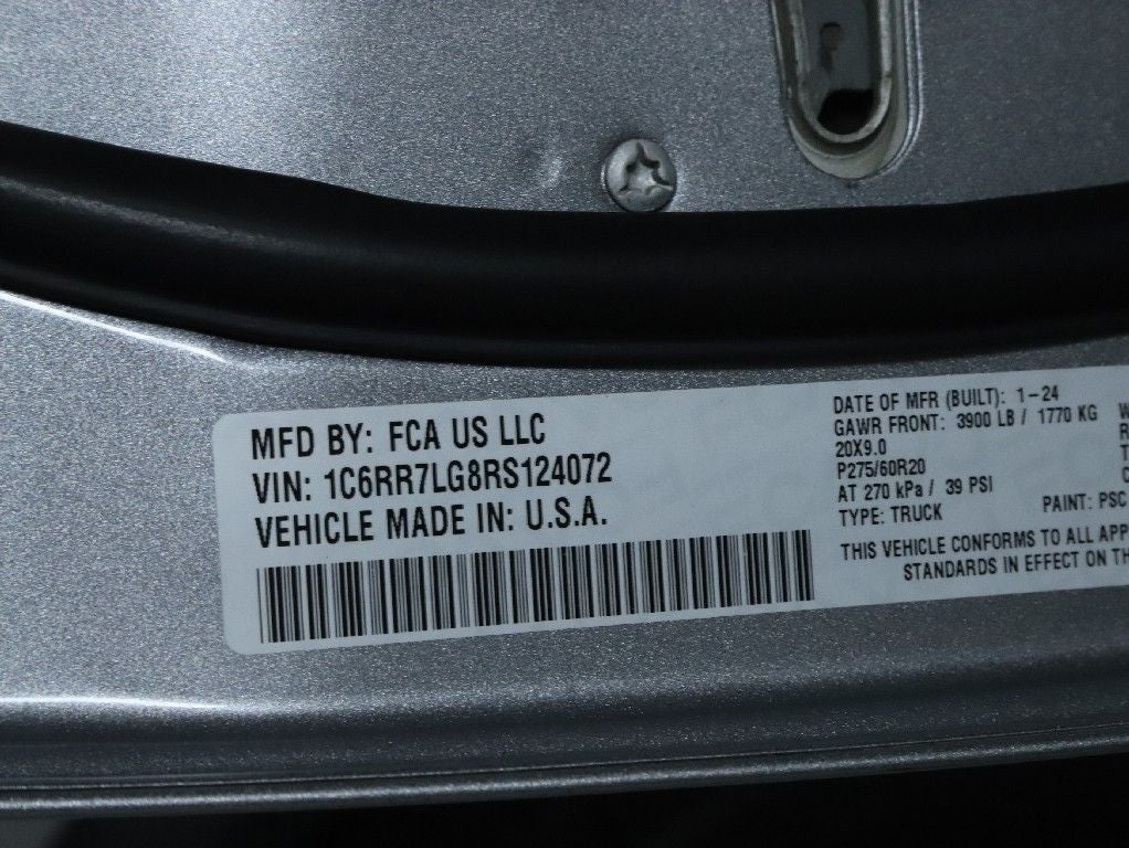 2024 RAM 1500 Classic Warlock Crew Cab 4x4 5'7' Box