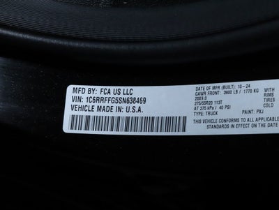 2025 RAM 1500 Big Horn Crew Cab 4x4 5'7' Box