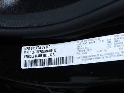 2024 RAM 1500 Big Horn Crew Cab 4x4 5'7' Box