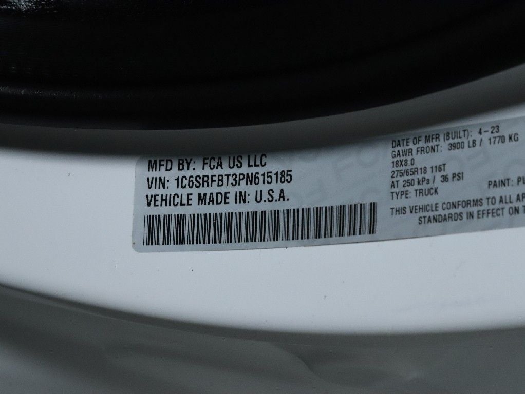 2023 RAM 1500 Big Horn Quad Cab 4x4 6'4' Box