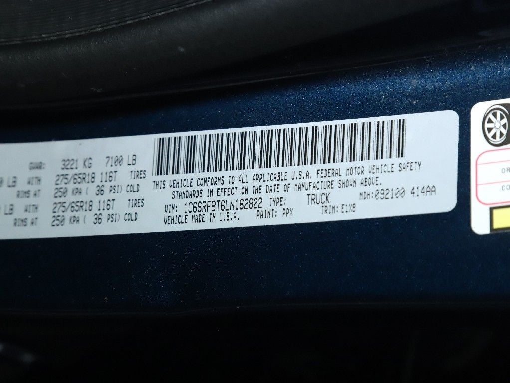 2020 RAM 1500 Big Horn Quad Cab 4x4 6'4' Box