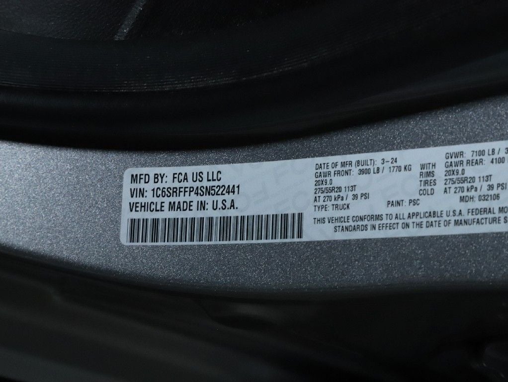 2025 RAM 1500 Big Horn Crew Cab 4x4 5'7' Box