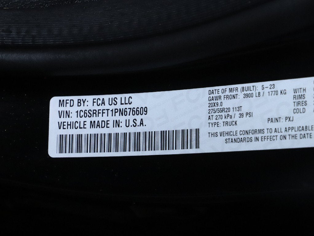 2023 RAM 1500 Big Horn Crew Cab 4x4 5'7' Box