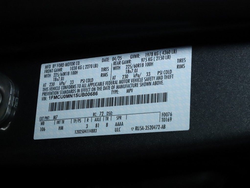 2025 Ford Escape ST-Line