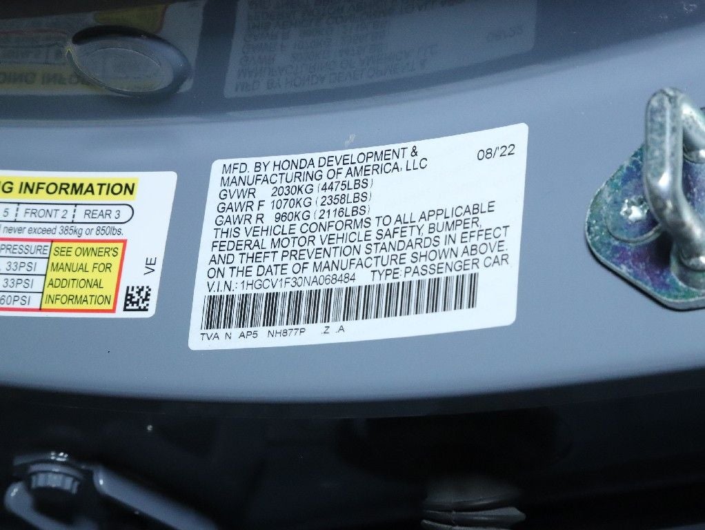 2022 Honda Accord Sport