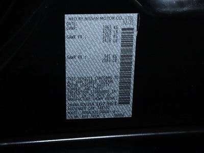 2025 Nissan Altima SV FWD