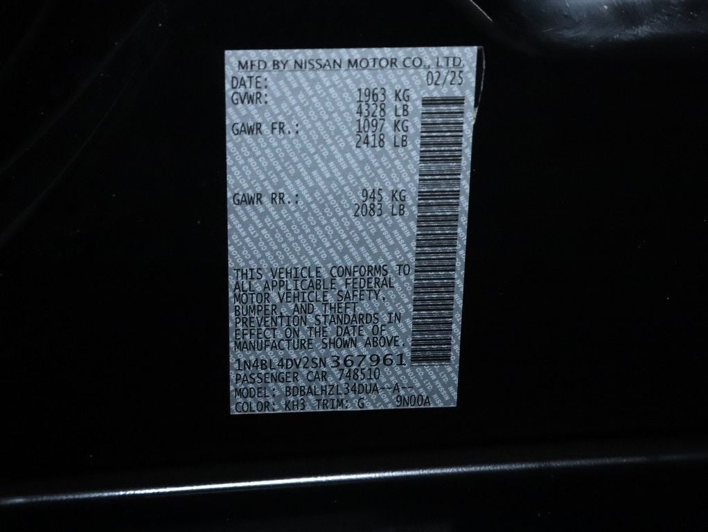 2025 Nissan Altima SV FWD