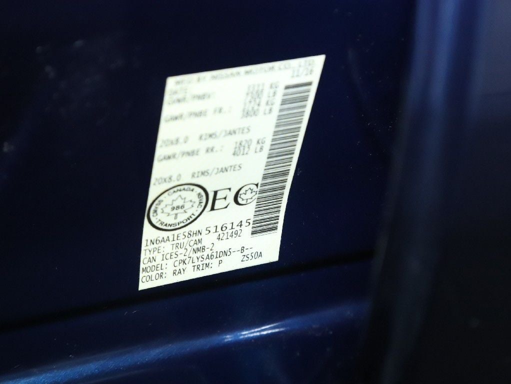 2017 Nissan TITAN Platinum Reserve