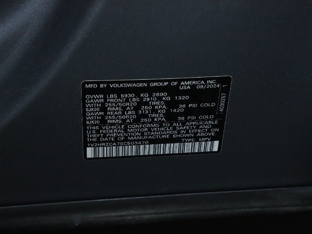 2025 Volkswagen Atlas 2.0T SE w/Technology