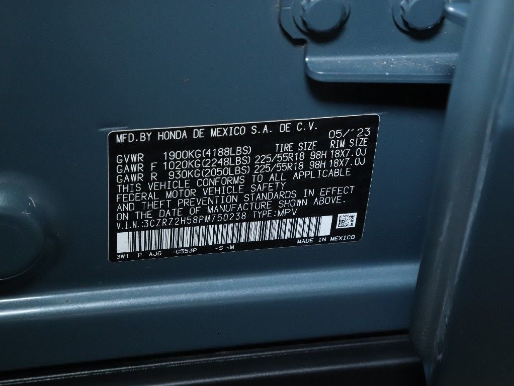 2023 Honda HR-V AWD Sport