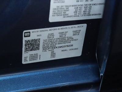 2021 Chevrolet Silverado 1500 4WD Crew Cab Short Bed RST