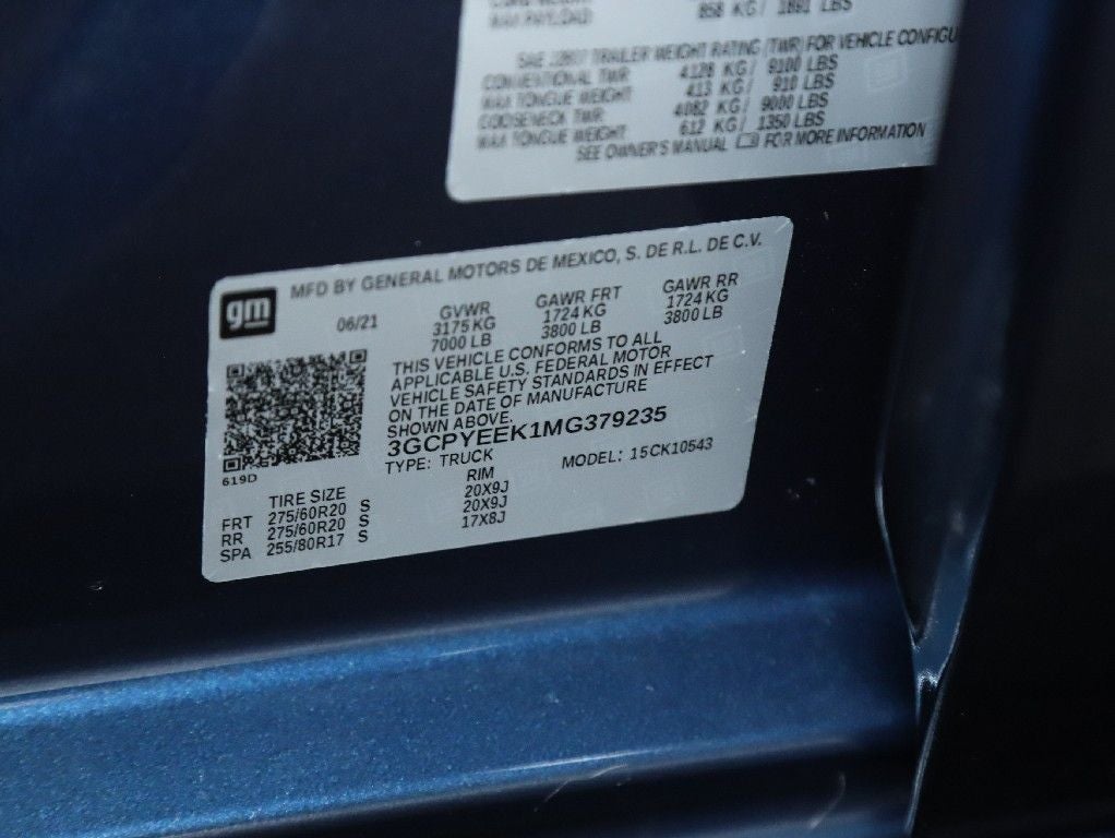 2021 Chevrolet Silverado 1500 4WD Crew Cab Short Bed RST