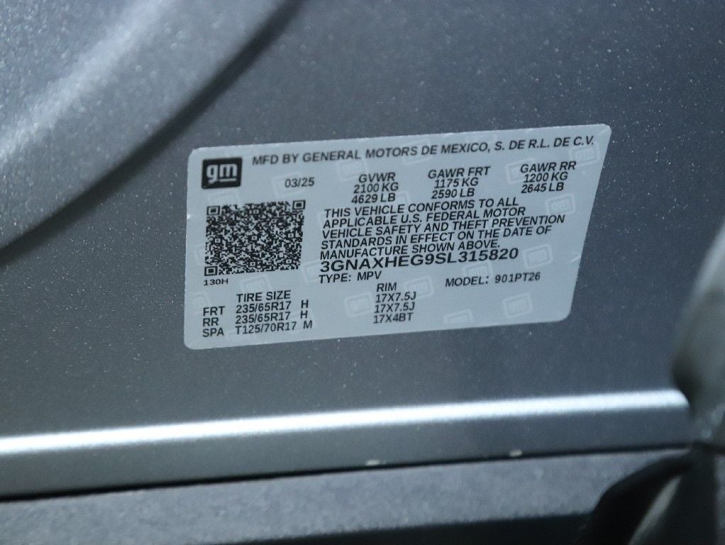 2025 Chevrolet Equinox FWD LT