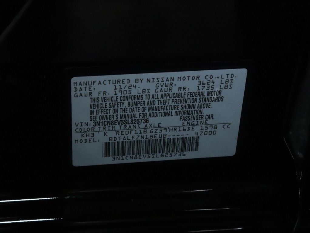 2025 Nissan Versa 1.6 SV
