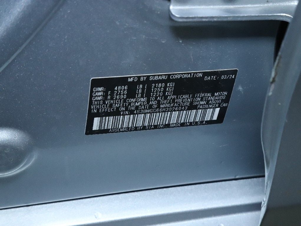 2024 Subaru Legacy Sport