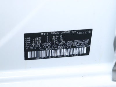 2021 Subaru Impreza Premium Sedan