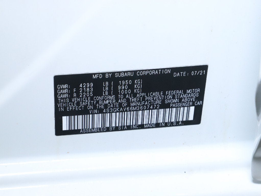 2021 Subaru Impreza Premium Sedan