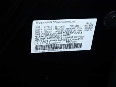 2020 Acura MDX Technology Package