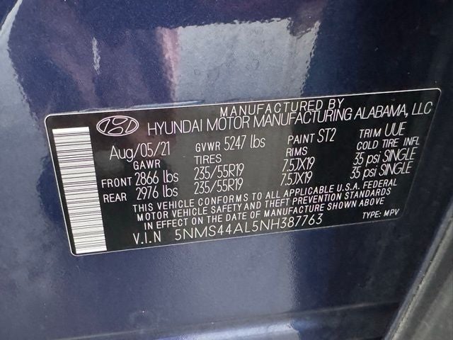 2022 Hyundai Santa Fe Limited