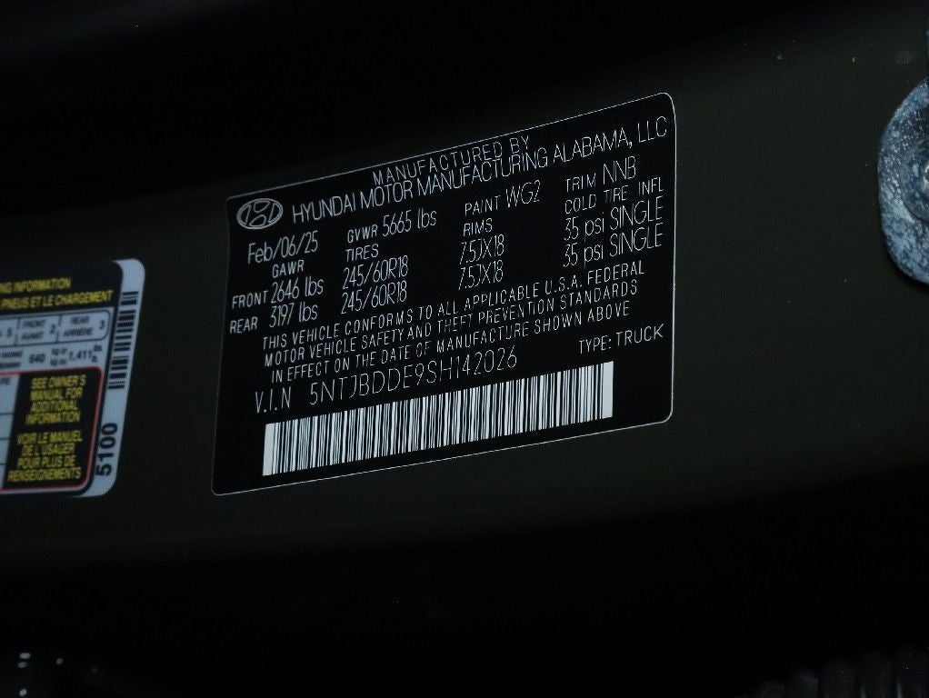 2025 Hyundai Santa Cruz SEL