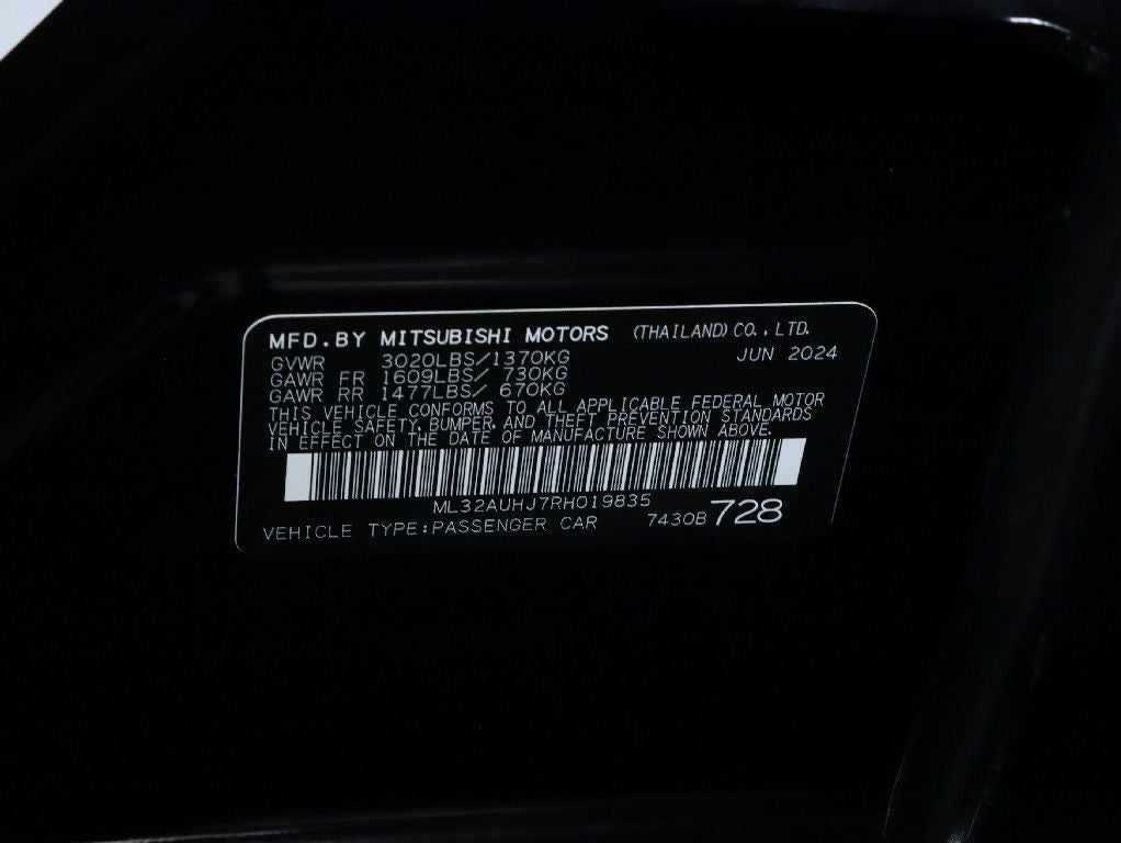 2024 Mitsubishi Mirage ES