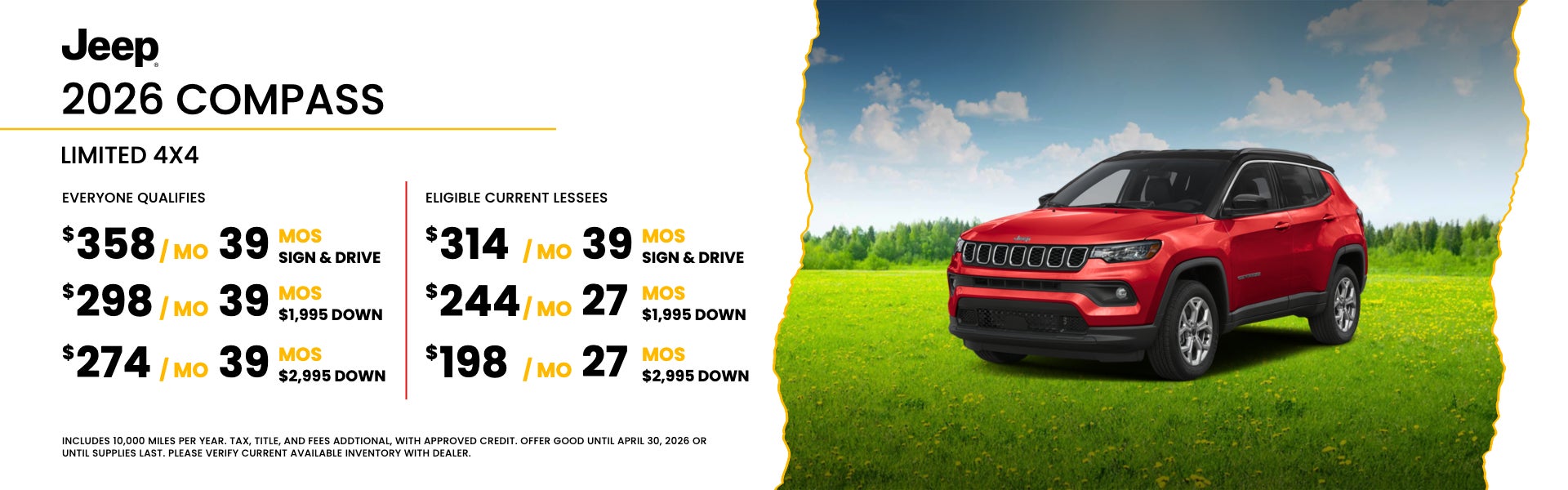 2026 Jeep Compass Limited 4x4 