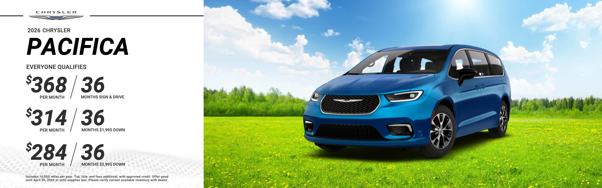 2026 Chrysler Pacifica 