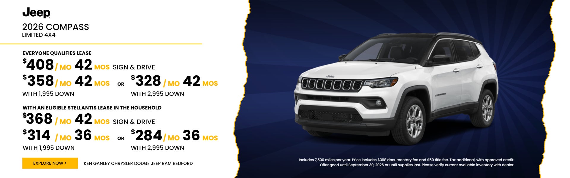 2026 Compass Limited 4x4