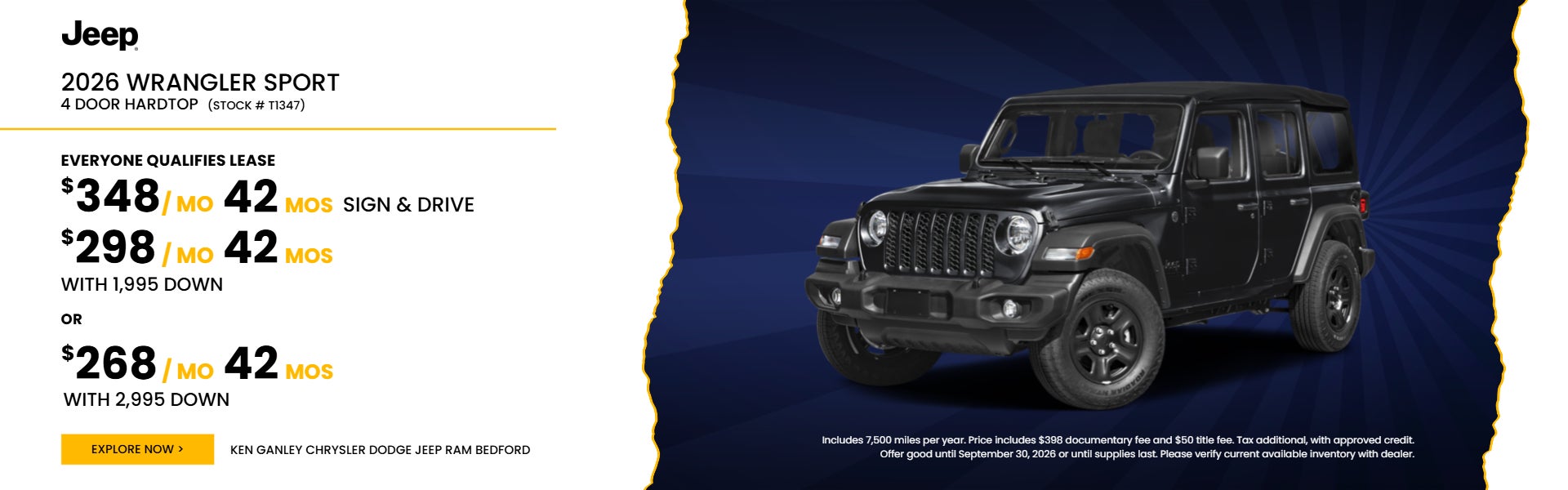2026 Wrangler Sport
