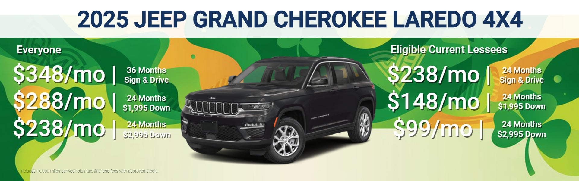 Grand Cherokee Lease Offer