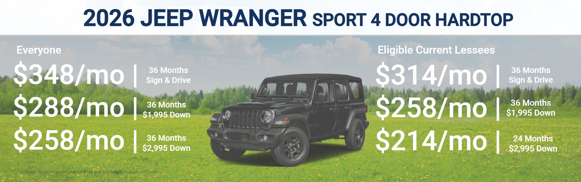 2026 Jeep Wrangler Sport 4 Door
