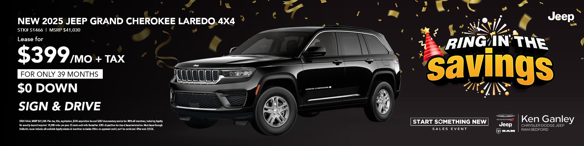 New 2025 Jeep Grand Cherokee Laredo 4x4