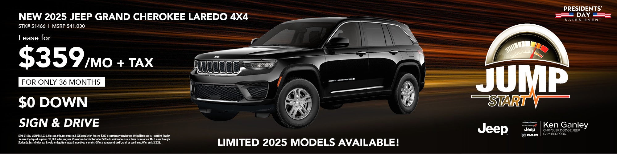 New 2025 Jeep Grand Cherokee Laredo 4x4 