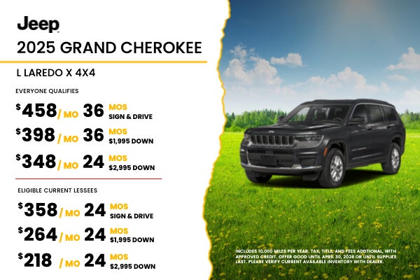 2025 Jeep Grand Cherokee L Laredo X 4x4