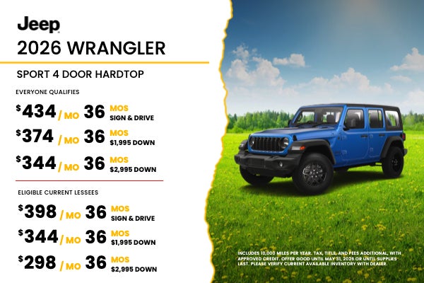 2026 Jeep Wrangler Sport 4 Door Hardtop