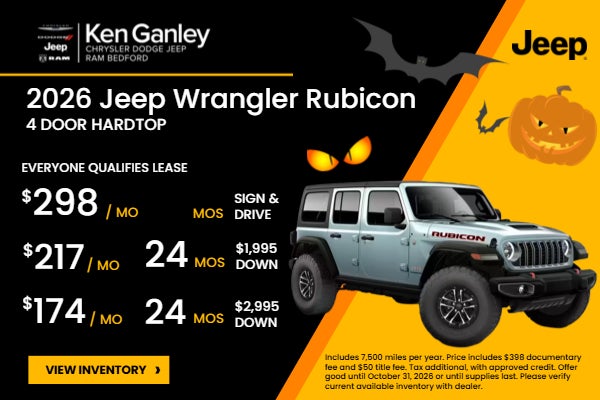 2026 Jeep Wrangler Rubicon 4 Door Hardtop