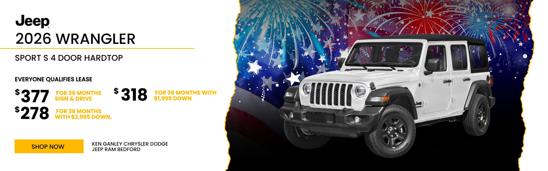 2026 Jeep Wrangler Sport S 4 Door Hardtop