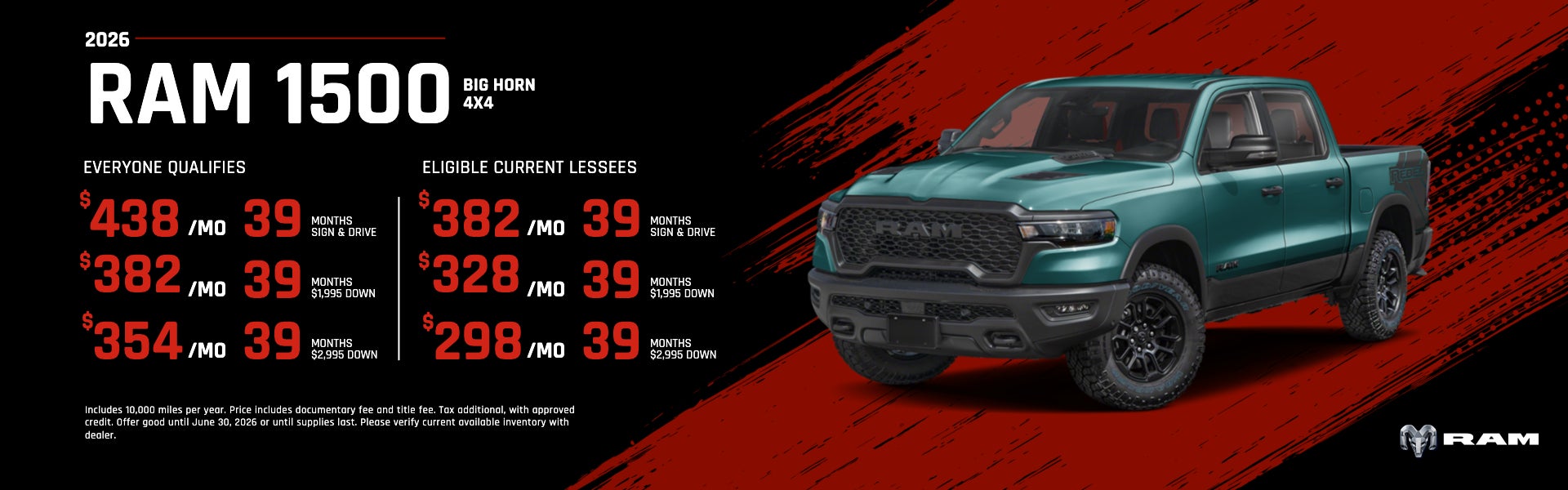2026 Ram 1500 Big Horn 4x4